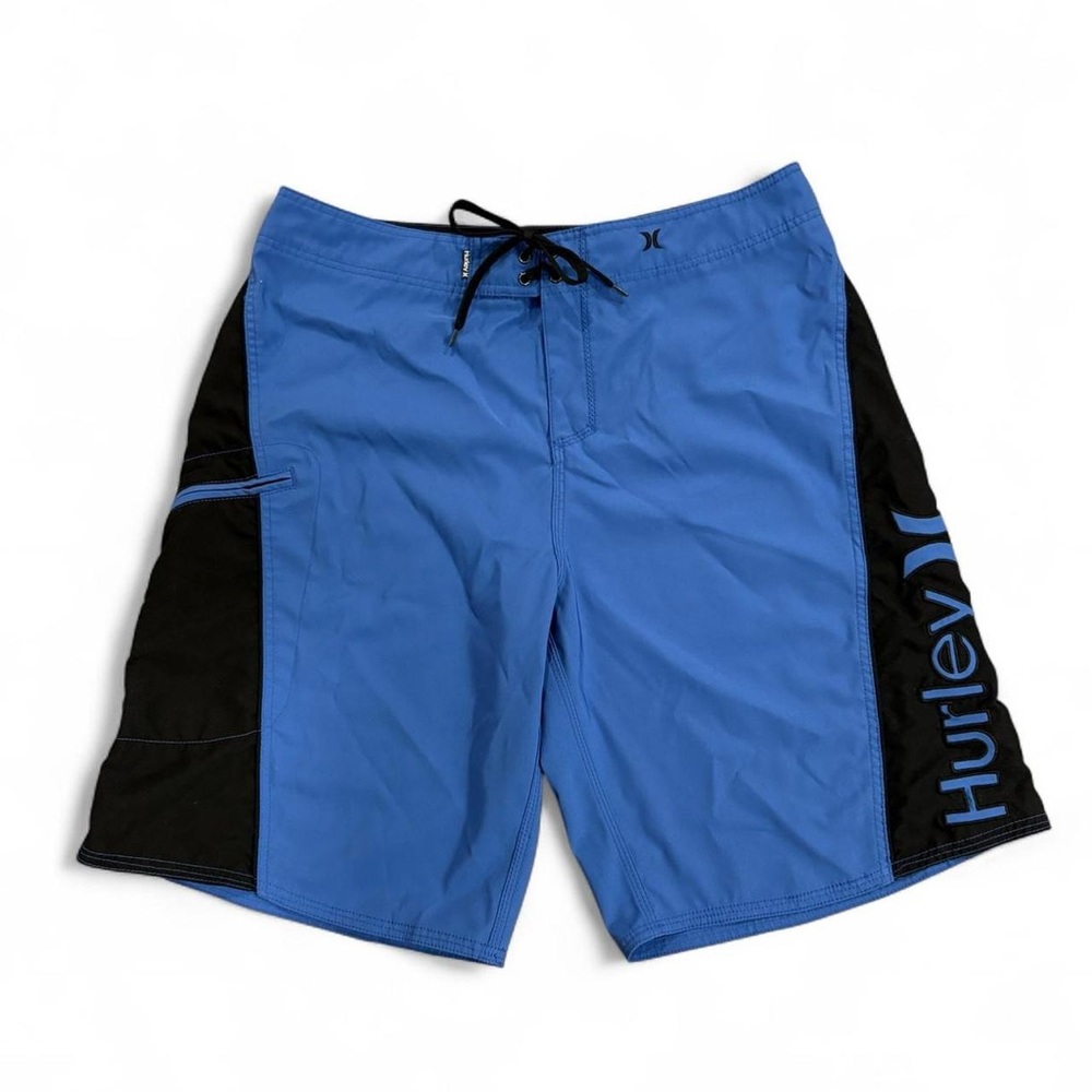2000’s Hurley Men's Blue Swim Board Shorts